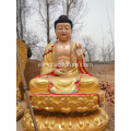 Escultura de bronce de Buda oro para la venta